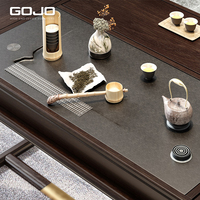 Bureau à café en bois d'ébène de qualité supérieure fait à la main Table à thé de style chinois de luxe pour bureau exécutif meubles de salon décoratifs