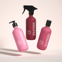 Bouteilles de pulvérisation d'atomiseur en plastique HDPE écologiques rechargeables de 500ml avec le pulvérisateur de déclencheur pour le nettoyage