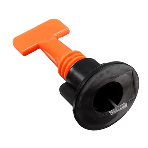 Sinray 50 pièces d'entretoises de nivellement pour carreaux auto-adhésives réglables avec aiguille en acier de 1,5 mm, pour nivellement moderne des carreaux, garantie 1 an - Product Image 6