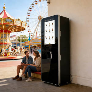 Distributeur automatique de <span class=keywords><strong>café</strong></span> commercial <span class=keywords><strong>à</strong></span> écran tactile de 32 pouces <span class=keywords><strong>avec</strong></span> accepteur de pièces + accepteur de billets + <span class=keywords><strong>monnayeur</strong></span> - Product Image 1