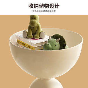 Atsutsuri Plastic Side <b>Table</b> Movable Storage Shelf For Bedroom <b>Sofa</b> Coffee <b>Table</b> - Product Image 3