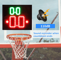 Tableau de scores LED étanche pour basketball avec compte à rebours 24 secondes, horloge de tir personnalisée, haute luminosité, utilisation intérieure/extérieure