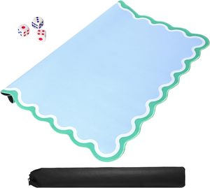 <span class=keywords><strong>Tapis</strong></span> de Mahjong carré uni rose (31,5" x 31,5") avec sac de transport noir, antidérapant et insonorisant, pour la table de Mahjong - Product Image 2