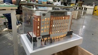 Services de modélisation architecturale pour hôtels, musées et plans d'aménagement, conception de fermes en plastique ABS