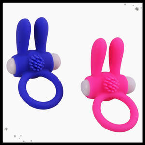 Anillo de pene de conejo de silicona para hombre, Juguetes sexuales, vibrador, anillos para pene, estimulador del clítoris para agrandar el retraso, Vagina para Adultos 18 + Sex Shop - Product Image 6
