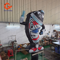 Danseur d'air gonflable personnalisé découpé à l'emporte-pièce Air Wave Liamador pour les barbiers