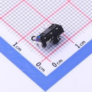 TP-33103 Slide Switch Through hole Component (THT) Switch Rectangle Pin Header PC Pin Right Angle Insert 50mA - Product Image 2