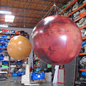 Khuyến mãi sự kiện trang trí nội thất khổng lồ LED Inflatable Trái Đất mặt trăng Hành Tinh bóng Inflatable tám hành tinh năng lượng mặt trời hệ thống - Product Image 1