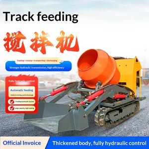 Camión Mezclador de Concreto Móvil con Alimentación Automática, Mezcladora Inclinable para Construcción de Ingeniería - Product Image 1