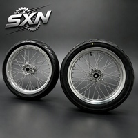 Ensemble de roues Supermoto de qualité compétition pour Surron Light Bee X 70 90 17 et 90 80 17, usinées CNC, anodisées et chromées