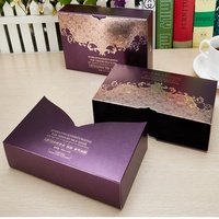 Scatola di Lusso in Cartone Goffrato Riciclabile per Cosmetici con Inserto in Spugna per Confezioni Regalo Personalizzate di Prodotti per la Cura della Pelle e Trucco