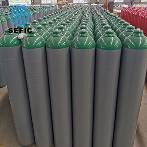 Bouteille de gaz d'oxygène/argon/<span class=keywords><strong>hydrogène</strong></span>/<span class=keywords><strong>azote</strong></span> de renommée mondiale, haute pression 150 bars, 50 litres, en acier - Product Image 4