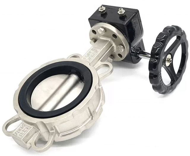 Factory Direct CF8/CF8M Lug Type Stainless Steel 304/316L Manual Butterfly Valve ISO Standard DN50-DN2000 EPDM Seat CE Certified