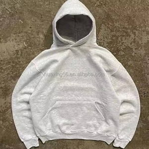 Felpa con Cappuccio <span class=keywords><strong>Vintage</strong></span> Personalizzata, Taglio Boxy Senza Cordoncini, Cotone Pesante 480-500 Gsm, Produzione OEM con Etichetta Privata, Vendita all'Ingrosso - Product Image 3