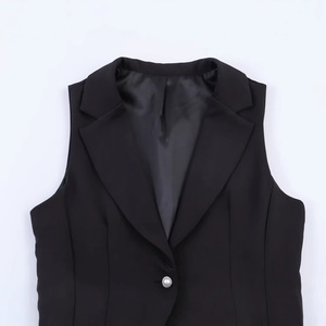 Gilet da Donna su Misura 2026 con Scollo a V e Pizzo - Gilet da Lavoro/Ufficio con Lavorazione Artigianale OEM/ODM da Fabbrica Cinese - Product Image 3