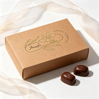 Boîte d'emballage en papier kraft de qualité alimentaire pour cadeaux de fête, emballage pour friandises, boîte à collation, boîte à bonbons, biscuits, chocolat, emballage en papier