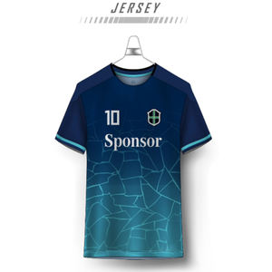 Maillots de football personnalisés imprimés sur mesure, maillots de soccer professionnels pour clubs et équipes, légers, respirants, résistants à l'eau, 100% personnalisables - Product Image 5