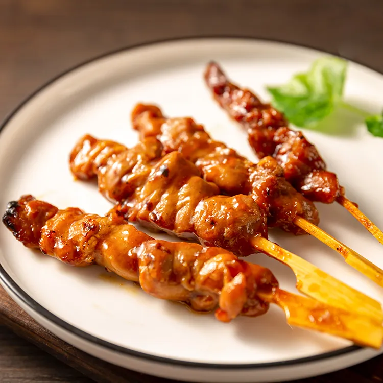 Calidad perfecta japonesa Yakitori Bbq Frozen Chicken Kebab Halal