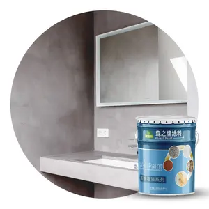 Floresta Micro Cimento Tecnologicamente Avançada Eamless Cimento Topping Projetado pintura edifício Microcimento Kit Para Decoração Da Parede