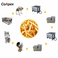 Industriële semi-automatische fritesfriteuse 100-200kg/u voor groente- en fruitverwerking, lage investering, snelle ROI
