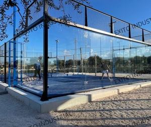 EXITO 2026 Pista de Pádel Exterior con Techo, Directo de Fábrica, Pista de Pádel Panorámica Completa, Equipo de Instalación Disponible - Product Image 5