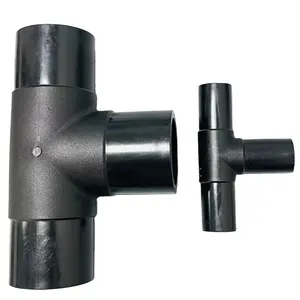 Tüp konektörü HDPE boru parçaları için ASTM PE saplama ucu montaj su borusu bağlantısı dirsek redüktör flanş adaptörü