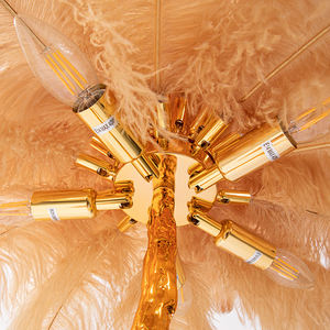 Moderne Designer große Straußen feder Stehle uchte Nordic Villa LED Stehle uchten Modernes Dekor Kronleuchter & Pendel leuchten - Product Image 6