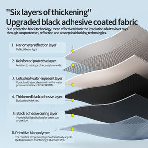 หลังคาผ้าใบกันแดดกลางแจ้งขนาดใหญ่ LSST สำหรับชายหาด พกพาสะดวก กันน้ำ ใช้สำหรับตั้งแคมป์ - Product Image 3