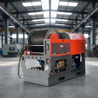 AMJET Convenience 300bar 10gpm Pompe en cuivre pur Haute pression Nettoyeur de canalisations et d'égouts à jet d'eau 27KW Garantie 1 an