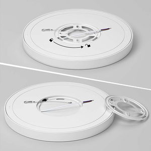 <span class=keywords><strong>Kooman</strong></span> Lighting 15 pouces 3600LM Plafonniers LED encastrés 5CCT Plafonnier plat à surface ronde mince sélectionnable - Product Image 1