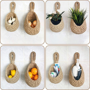 Cesta Colgante <span class=keywords><strong>para</strong></span> Detrás de la Puerta, Cestas Grandes <span class=keywords><strong>para</strong></span> Plantas en Armarios de Cocina, Balcón Exterior, Maceta Redonda Grande <span class=keywords><strong>para</strong></span> <span class=keywords><strong>Colgar</strong></span>, Cuerdas <span class=keywords><strong>para</strong></span> Plantas, Alambre - Product Image 4