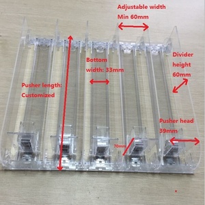 Bán lẻ Acrylic Pusher hệ thống kệ chia cho quản lý sản phẩm trên kệ - Product Image 5