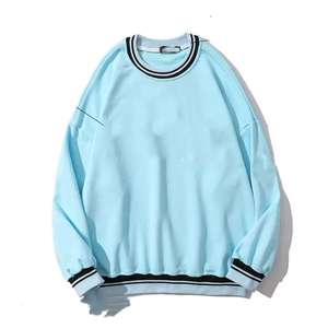 Sudadera con Capucha Personalizada con Estampado de Letras, Sudadera con Cuello Redondo para Hombre, Sudadera de Algodón con Cuello Redondo - Product Image 3