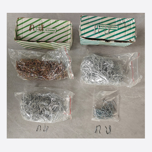 Crochets <span class=keywords><strong>de</strong></span> <span class=keywords><strong>rideau</strong></span> <span class=keywords><strong>de</strong></span> <span class=keywords><strong>douche</strong></span> en acier inoxydable en gros, écologiques et durables, en fil métallique formé, à fixation par épingle - Product Image 3