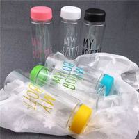 Bouteille d'eau Kecolove 500 ml, personnalisable avec logo, pour l'extérieur, l'école, personnalisée, sans BPA, couvercle coloré, cadeaux, usage quotidien