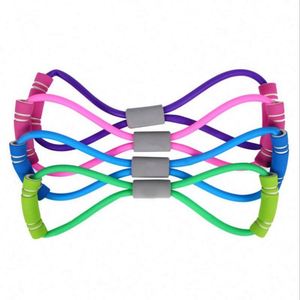 Machine à corde de tension à huit anneaux, fitness pour les épaules, beauté du dos, bande élastique de tension, bras fins, matière en coton - Product Image 1