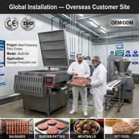 Máquina Mezcladora de Carne al Vacío con Control Digital Inteligente |   Mezcladora de Carne Eléctrica SUS304 para Salchichas, Jamón y Fábricas de Procesamiento de Carne