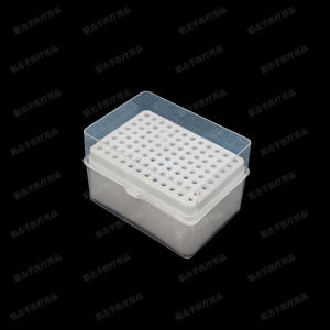 Boîte de pointes de pipette manuelles Squid, plaque à 96 puits carrés à fond plat en PP pour usage en laboratoire - Product Image 5