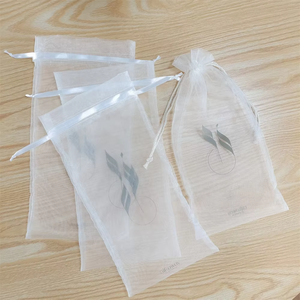 ถุงผ้าออร์แกนซ่าใสแบบมีเชือกผูกสำหรับใส่ของขวัญ ขายส่งราคาพิเศษ มีหลายขนาดให้เลือกตามสั่ง - Product Image 1