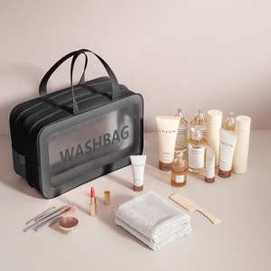 Clair Étanche Maquillage Portable Voyage Lavage Pochette De Rangement Grande Capacité Organisateur Beauté Cas Cosmétique Sac - Product Image 6