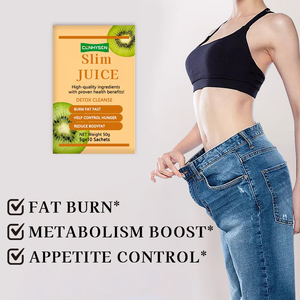 Venta al por mayor de fábrica de kiwi natural Slim Fit jugo bebida instantánea bolsitas soporte en polvo control del apetito quema grasa para mujeres - Product Image 4