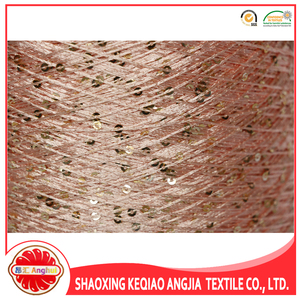 100% Polyester Sequin <strong>Yarn</strong> Thread Fancy Dyed Knitting <strong>Yarn</strong> with Sequins for Muslim Women's Sweater &amp; Hijab - Product Image 3