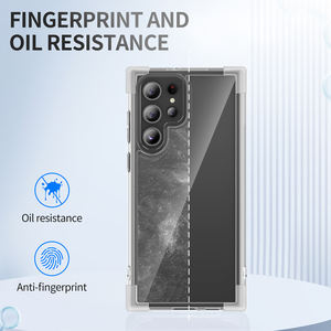 Custodia per cellulare trasparente per <span class=keywords><strong>Samsung</strong></span> S23 Ultra <span class=keywords><strong>S21</strong></span> <span class=keywords><strong>Plus</strong></span> S22 S24 FE Soft TPU a quattro angoli Anti-caduta <span class=keywords><strong>Cover</strong></span> in acrilico duro - Product Image 3