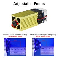 LASER TREE 5W 450nm Dioda Biru Modul Kepala Laser Ukir DIY Digunakan untuk Mesin Ukir dan Pemotong Laser CNC Alat Kayu