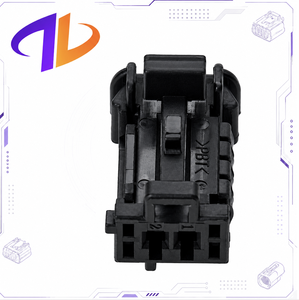 Boîtier de connecteur électrique étanche noir à 2 broches en nylon pour faisceau de câbles automobiles, pour assemblage de câblage de voiture - Product Image 2