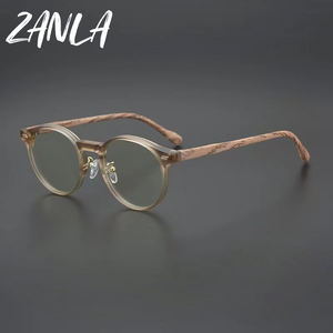 Lunettes <span class=keywords><strong>de</strong></span> myopie à grain <span class=keywords><strong>de</strong></span> <span class=keywords><strong>bois</strong></span> rétro à petit cadre pour hommes 2025 Lunettes <span class=keywords><strong>de</strong></span> blocage <span class=keywords><strong>de</strong></span> la lumière bleue à la mode pour femmes Lunettes <span class=keywords><strong>de</strong></span> mode transparentes - Product Image 3
