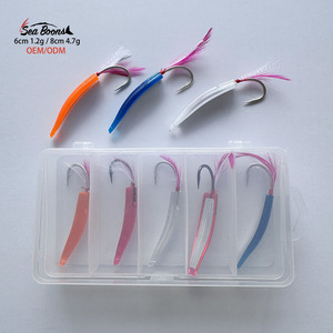 Señuelos de <span class=keywords><strong>Pesca</strong></span> de Arrastre al por Mayor de 6cm y 8cm, Señuelos de <span class=keywords><strong>Pesca</strong></span> Tipo Cuchara de 60mm y 80mm para Agua Salada, Señuelos de <span class=keywords><strong>Pesca</strong></span> de Lucio Realistas en 3D - Product Image 6