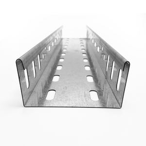 Goulotte de câbles industrielle perforée en acier inoxydable pré-galvanisé HDG pour la gestion des câbles - Product Image 1