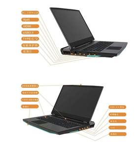 17 pulgadas de pantalla grande portátil con retroiluminación colorido teclado y i9 9th generación negro de alta calidad portátil de juegos - Product Image 4