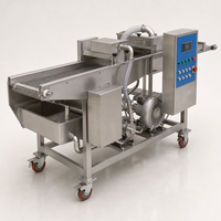 Machine automatique d'application de pâte avec système de circulation pour la ligne de traitement de la panification des aliments frits